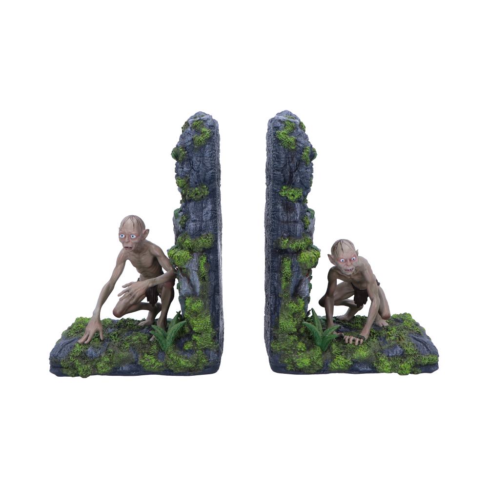 Nemesis Now - Lord of the Rings - Set de tope de libro de 24.5cm - Gollum and Smeagol bookends