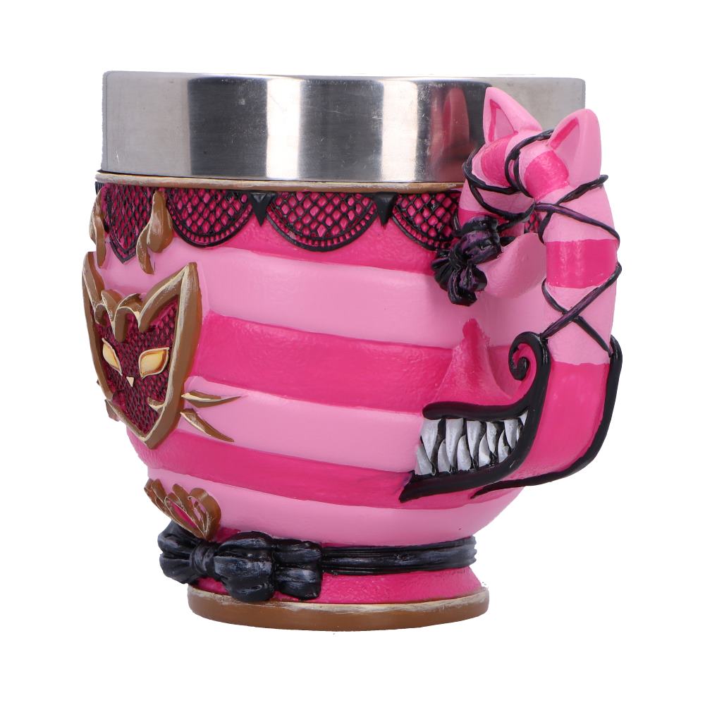 Nemesis Now - NN Core: Fairies Wonderland - Taza decorativa de 11cm Pinkys up - Cheshire Cat
