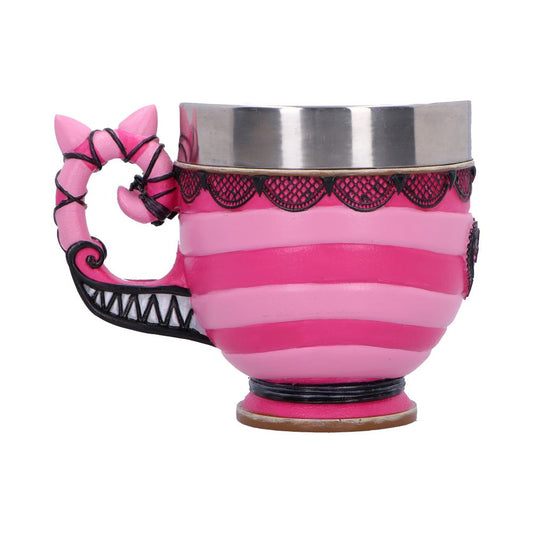 Nemesis Now - NN Core: Fairies Wonderland - Taza decorativa de 11cm Pinkys up - Cheshire Cat