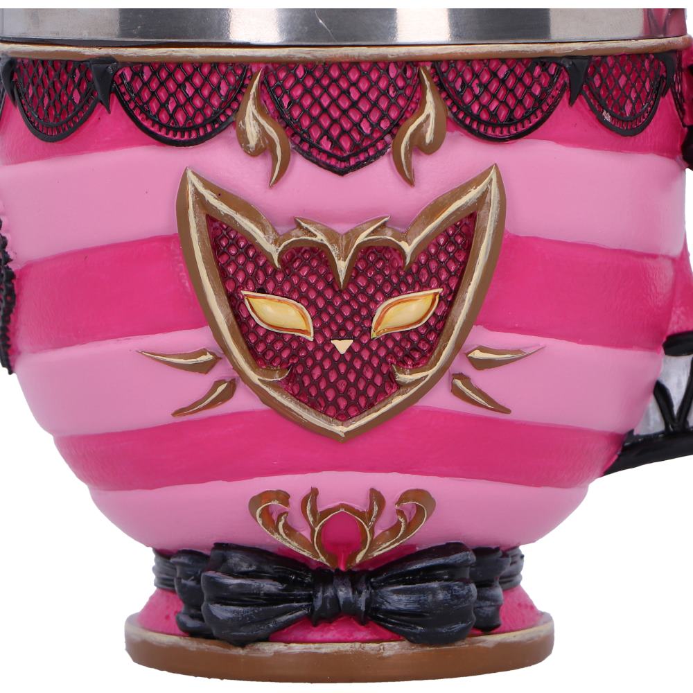 Nemesis Now - NN Core: Fairies Wonderland - Taza decorativa de 11cm Pinkys up - Cheshire Cat