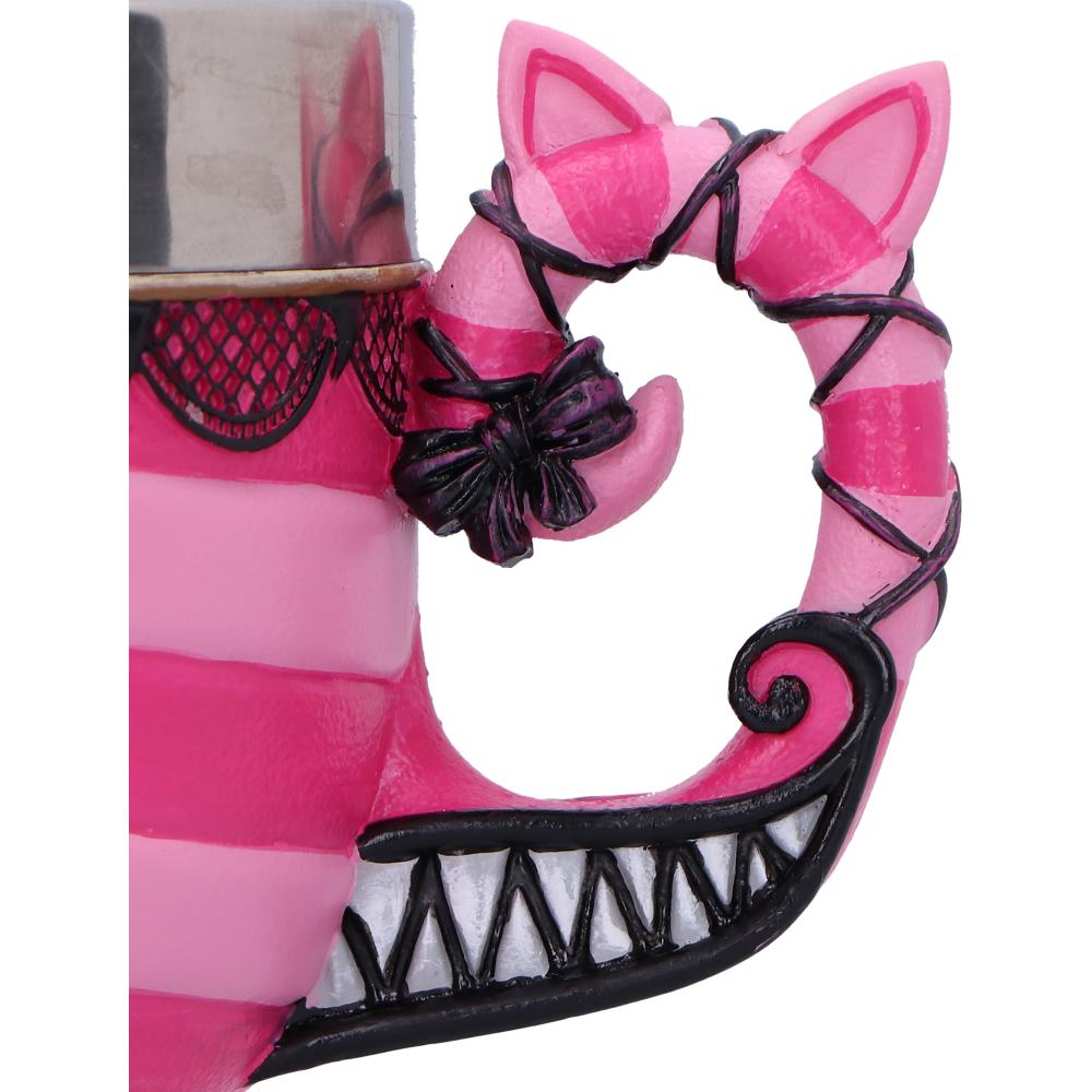 Nemesis Now - NN Core: Fairies Wonderland - Taza decorativa de 11cm Pinkys up - Cheshire Cat