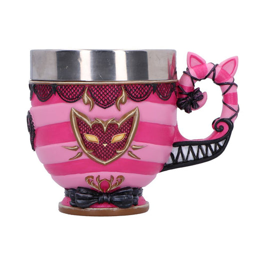 Nemesis Now - NN Core: Fairies Wonderland - Taza decorativa de 11cm Pinkys up - Cheshire Cat