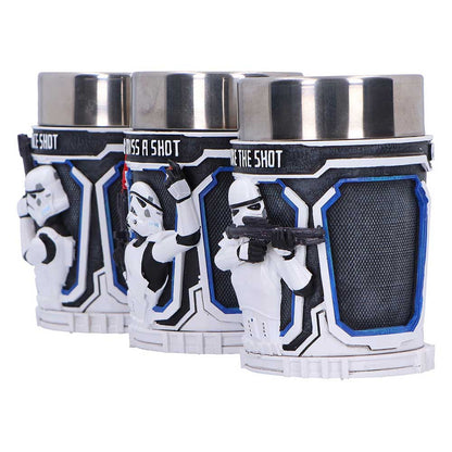 Nemesis Now - Stormtrooper - Vaso de shot de 8.7cm set de 3 - Stormtrooper shot glass set