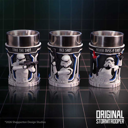 Nemesis Now - Stormtrooper - Vaso de shot de 8.7cm set de 3 - Stormtrooper shot glass set