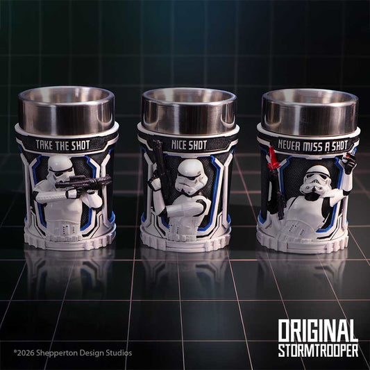 Nemesis Now - Stormtrooper - Vaso de shot de 8.7cm set de 3 - Stormtrooper shot glass set