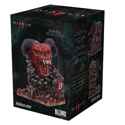 Nemesis Now - Diablo IV - Tope de libro de 18.3cm individual - Minion of Hell Bookend