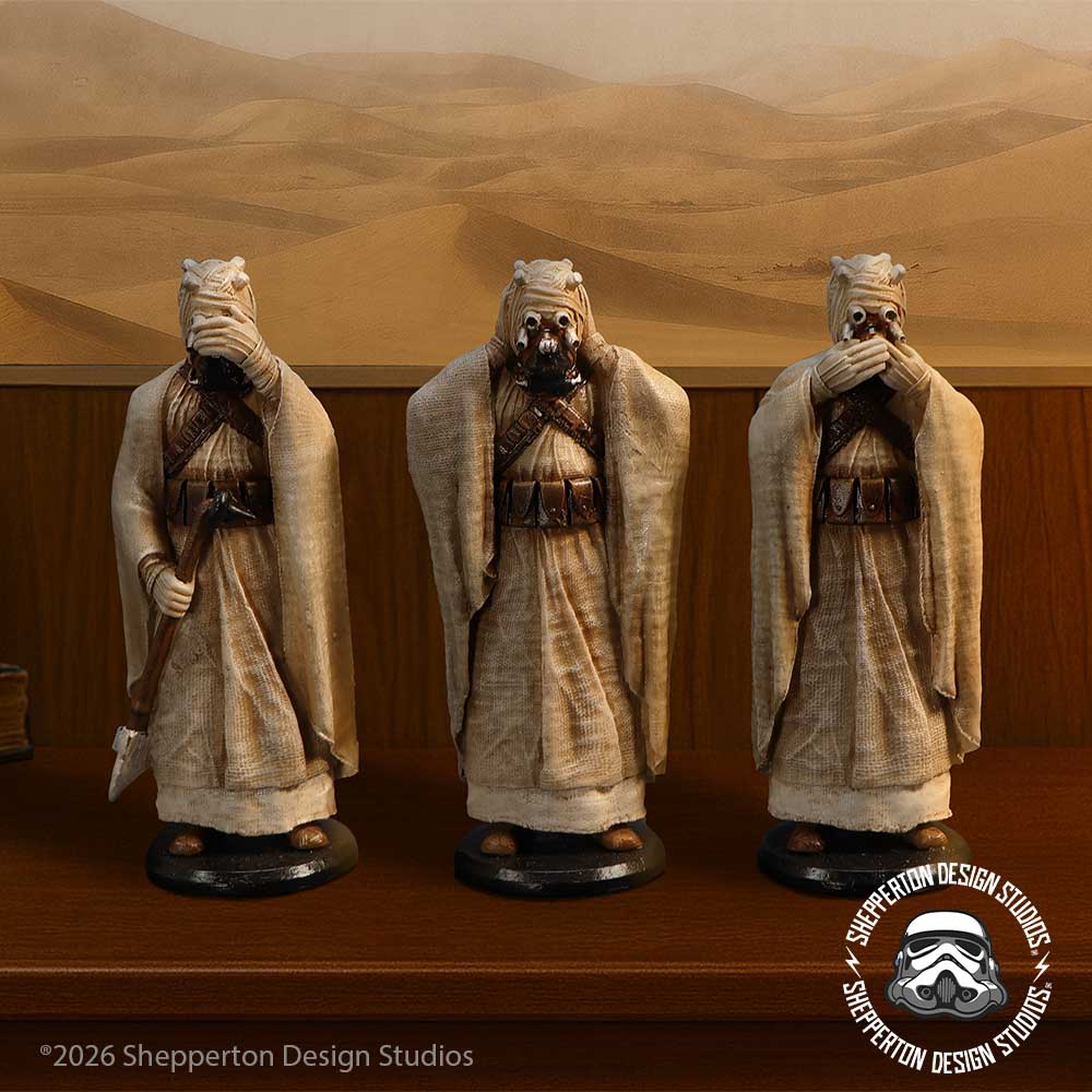 Nemesis Now - Tusken Raiders - Adorno de 14.3cm set de 3 - Three Wise Tusken Raiders