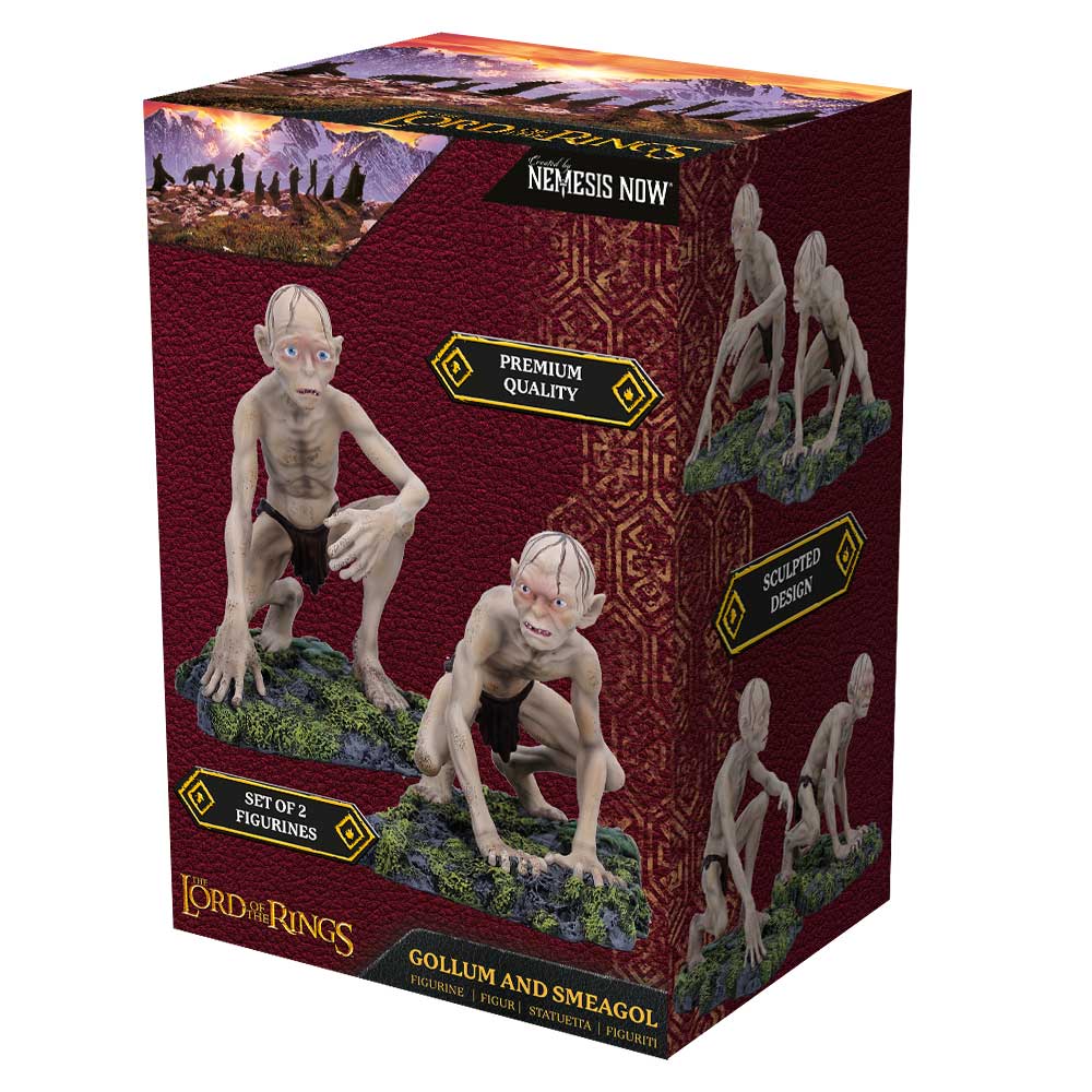 Nemesis Now - Lord of the Rings - Adorno de 13cm set de 2 - Gollum and Smeagol