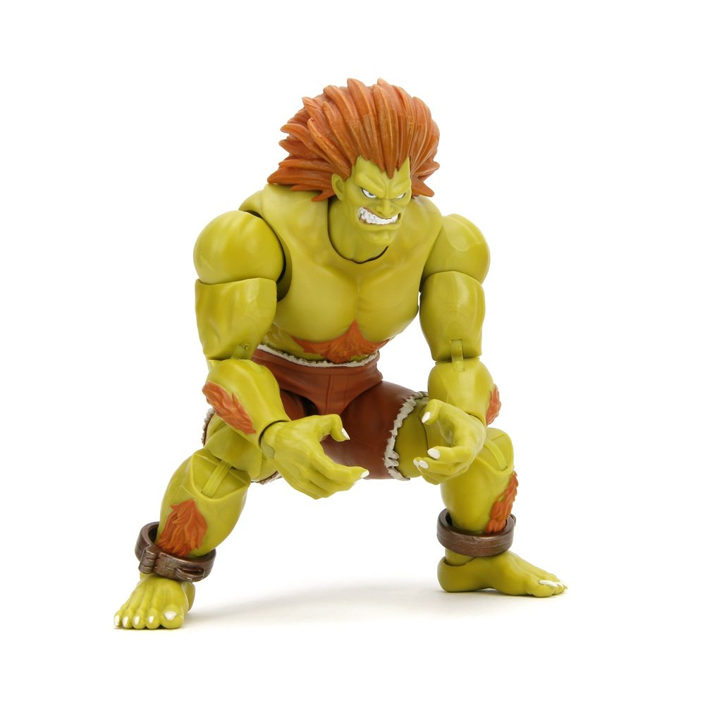 Jada Toys - Street Fighter II Ultra - Figura a escala de 6 pulgadas Deluxe - Blanka