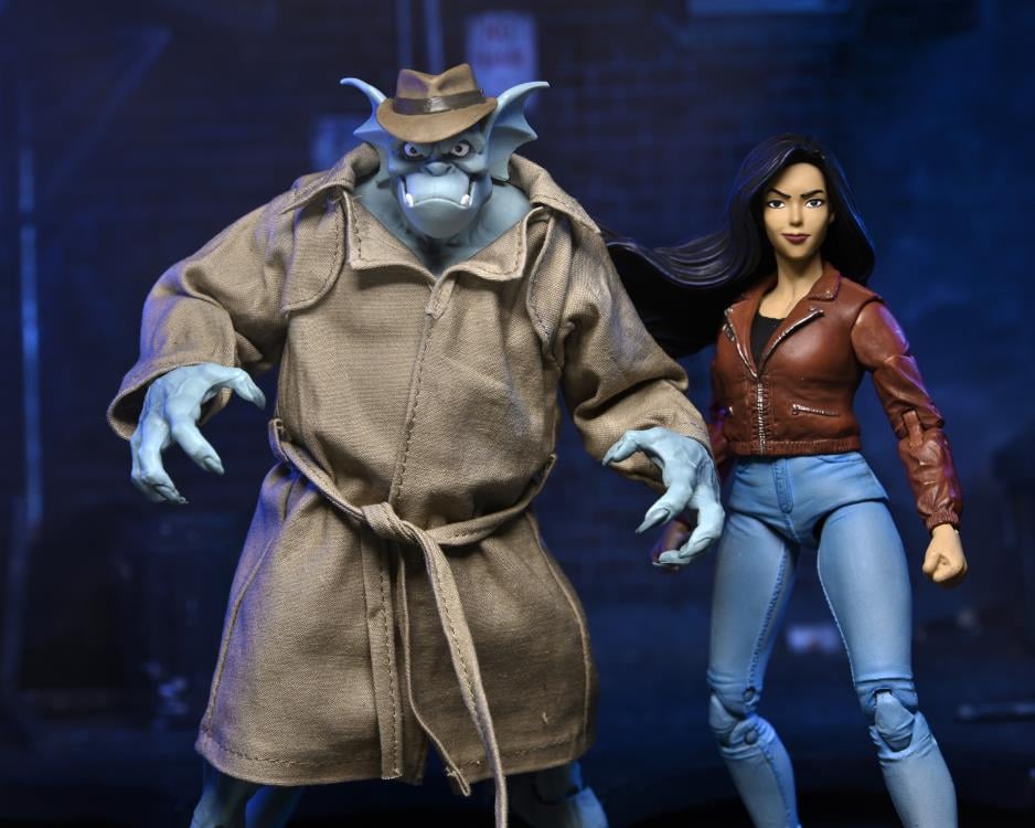 NECA - Gargoyles Detective Broadway Silver Falcon -(Figura de 7")