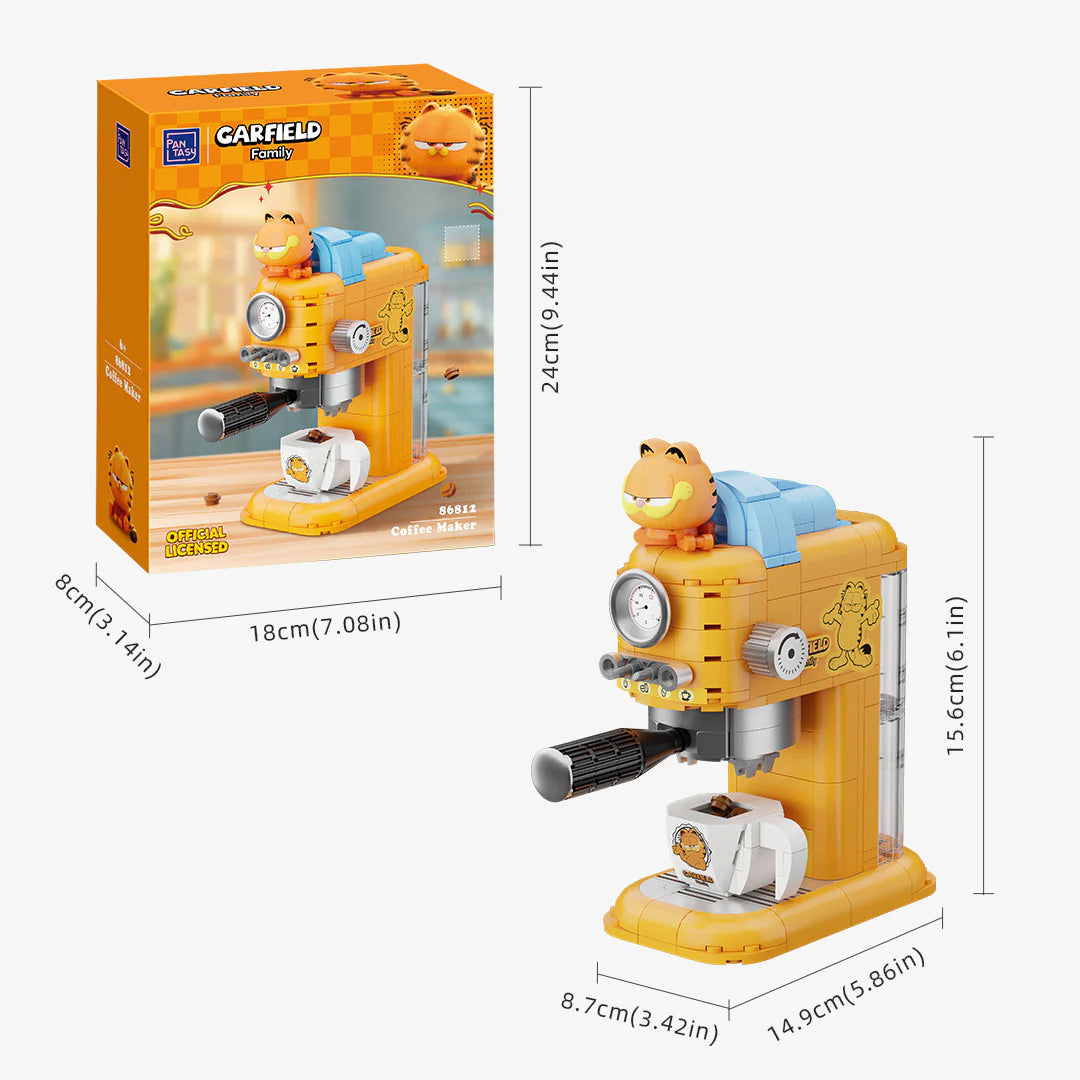 PANTASY - Garfield Fantastic Machines Series - Coffee Maker (Bloques para armar)