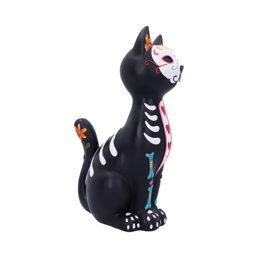 Nemesis Now - NN Core: Gatos - Adorno de 26cm - Sugar Puss (Gato dia de muertos)