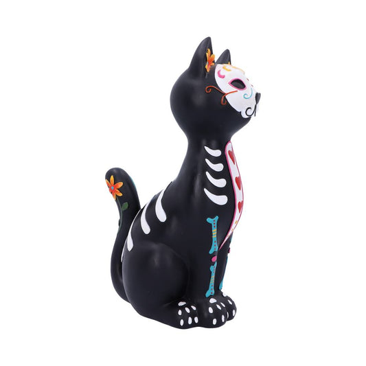 Nemesis Now - NN Core: Gatos - Adorno de 26cm - Sugar Puss (Gato dia de muertos)