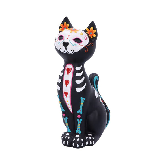 NEMESIS NOW - Sugar Puss - Adorno de 26 cm (Gato día de muertos)