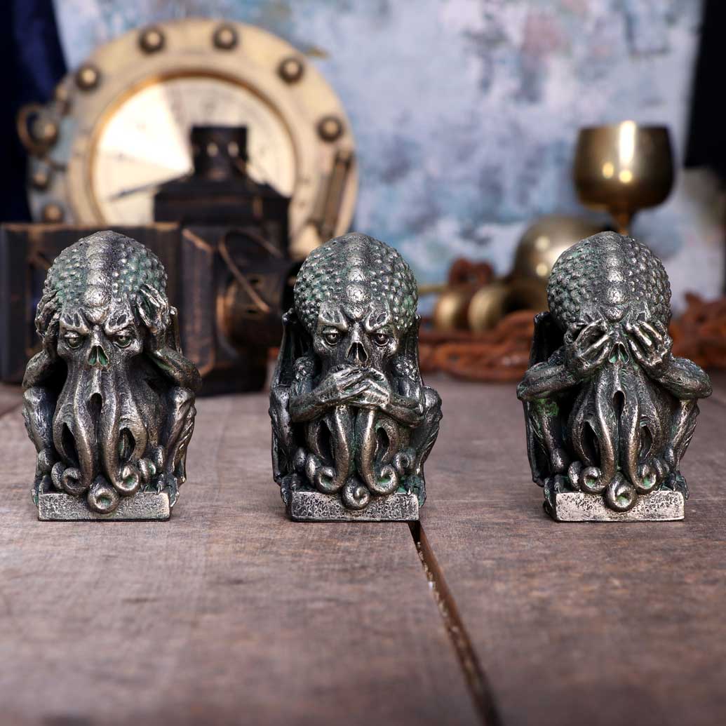 Nemesis Now - NN Core: Cthulhu - Adorno de 7.6cm - Three Wise Cthulhu