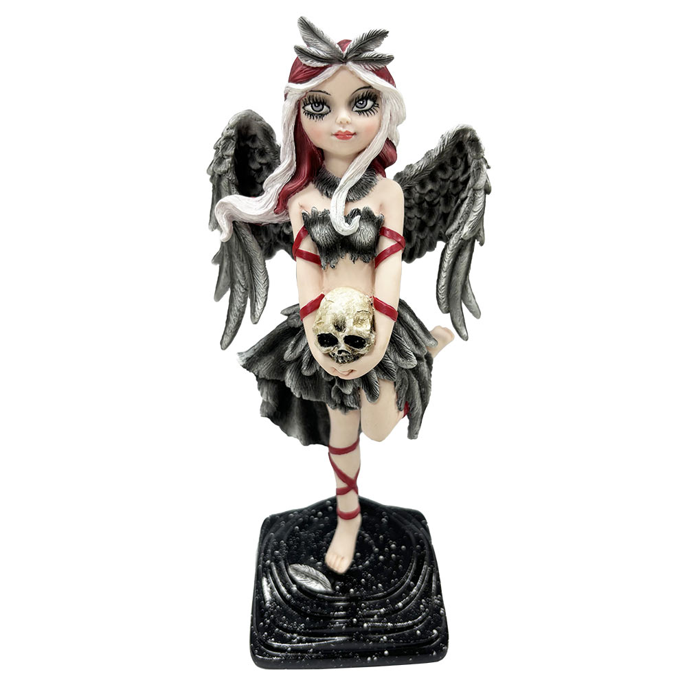 Nemesis Now - NN Core: Fairies - Adorno de 20cm - Shadow Fae (con calavera)