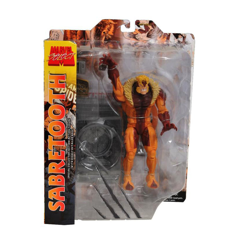 DIAMOND SELECT - Marvel Select X-MEN: Sabretooth (AF) (Figura de 7")