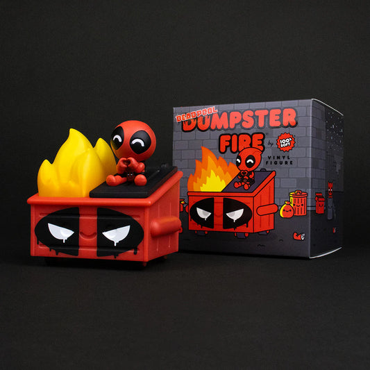 Deadpool 3.5" Dumpster Fire (Art Toy - Figura de vinilo)