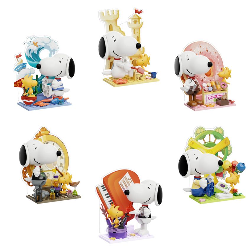 PANTASY - Peanuts Snoopy Letter World Series Blind Box (caja x 6)