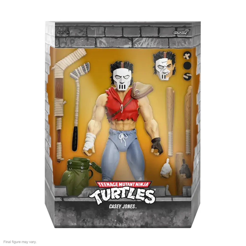 SUPER 7 - TMNT Ultimates! Wave 10 - Casey Jones (Mirage Ver.) (Figura de 7")