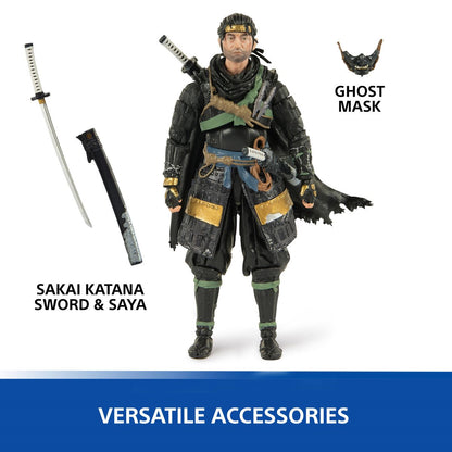 SPINMASTER - Ghost of Tsushima Legends Shapes Collection: Jin Sakai (Figura de 6")
