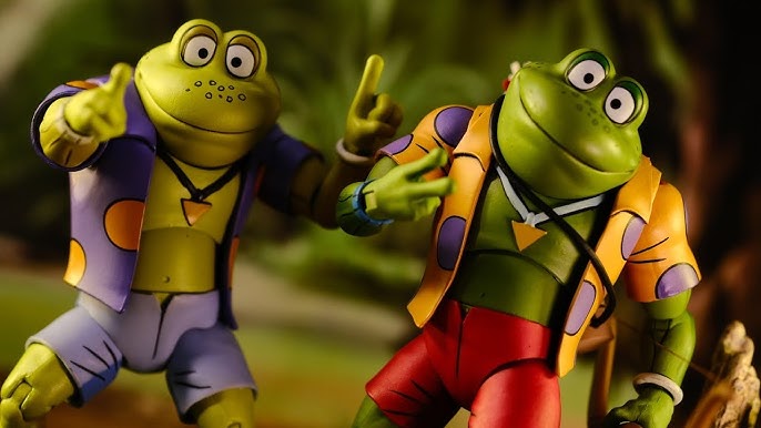 NECA - TMNT (Cartoon) - Genghis y Rasputin Frog 2 pack (Figuras de 7")