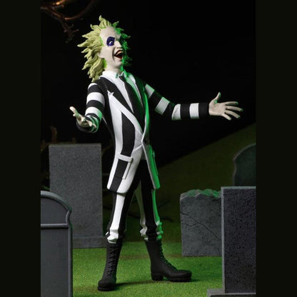 Beetlejuice - Figura a escala de 6 pulgadas Toony Terrors - Beetlejuice