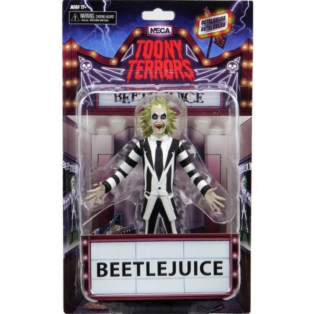 Beetlejuice - Figura a escala de 6 pulgadas Toony Terrors - Beetlejuice