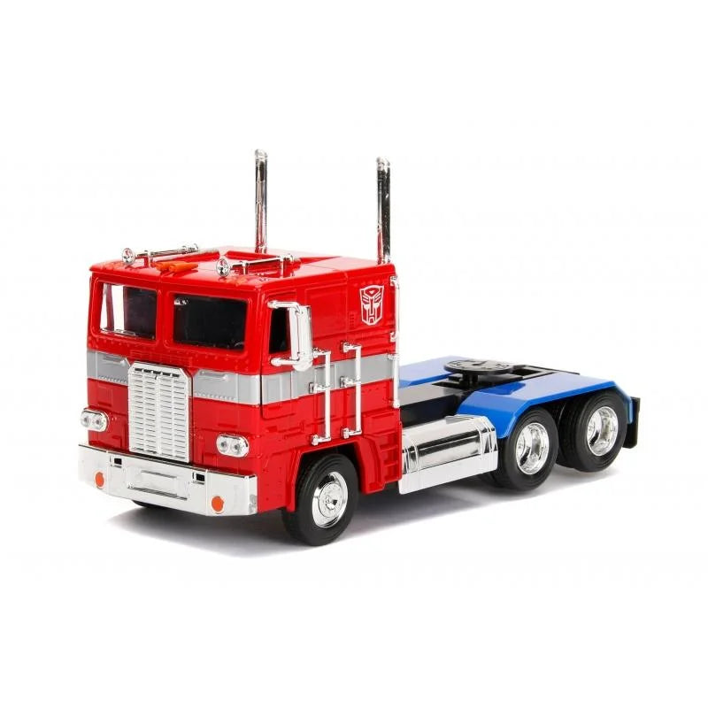 JADA TOYS - Transformers - Die-cast Hollywood Rides - G1 Autobot Optimus Prime (Vehículo escala 1:24)