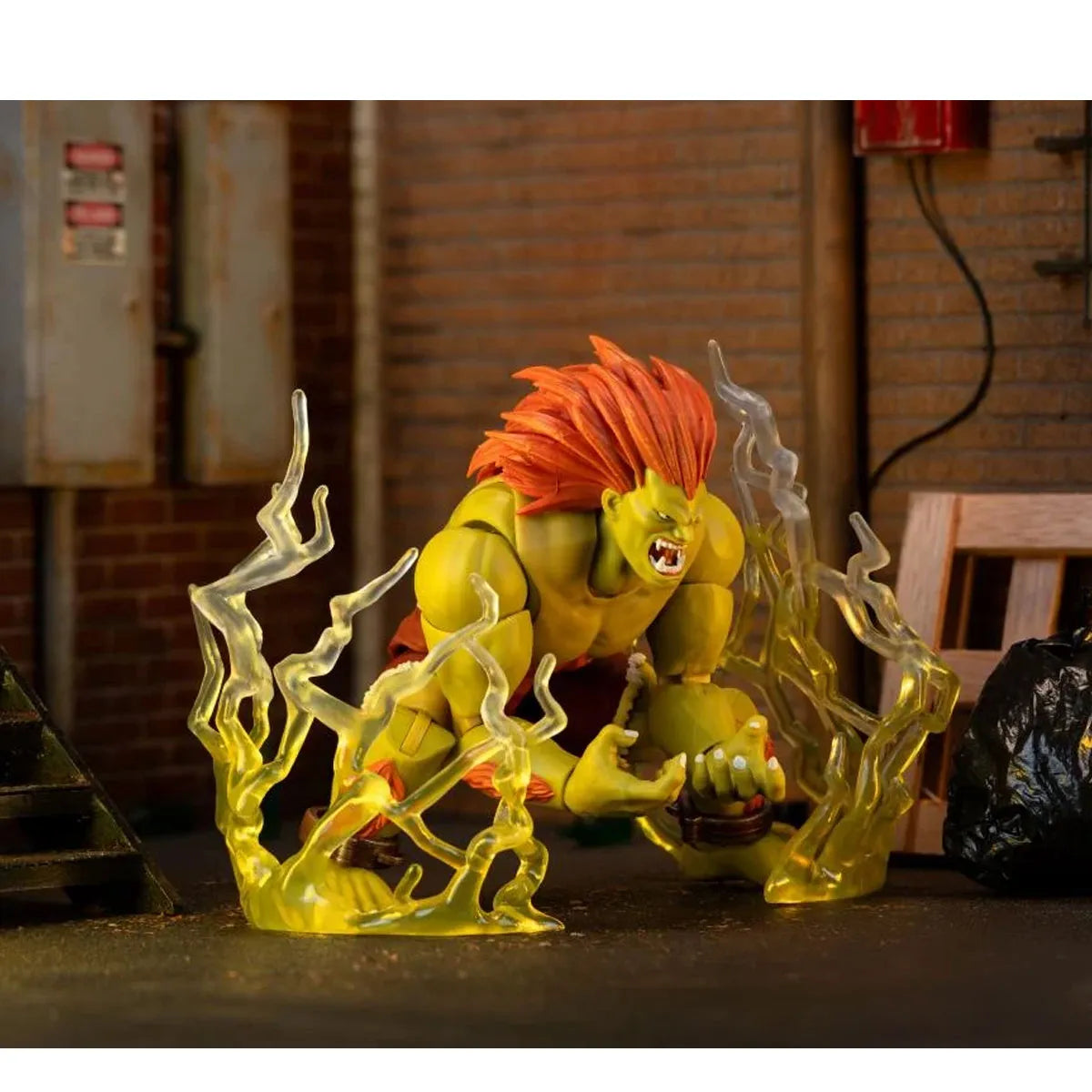 Jada Toys - Street Fighter II Ultra - Figura a escala de 6 pulgadas Deluxe - Blanka