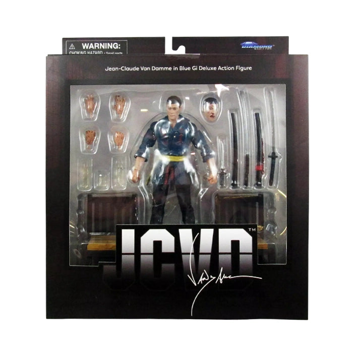 DIAMOND SELECT TOYS - Jean Claude Van Damme - Figura de acción de 7 pulgadas - Frank Dux Blue Gi
