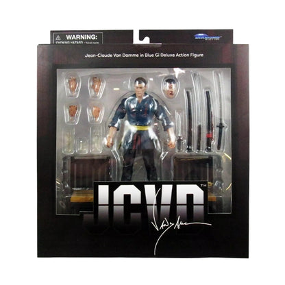 DIAMOND SELECT TOYS - Jean Claude Van Damme - Figura de acción de 7 pulgadas - Frank Dux Blue Gi