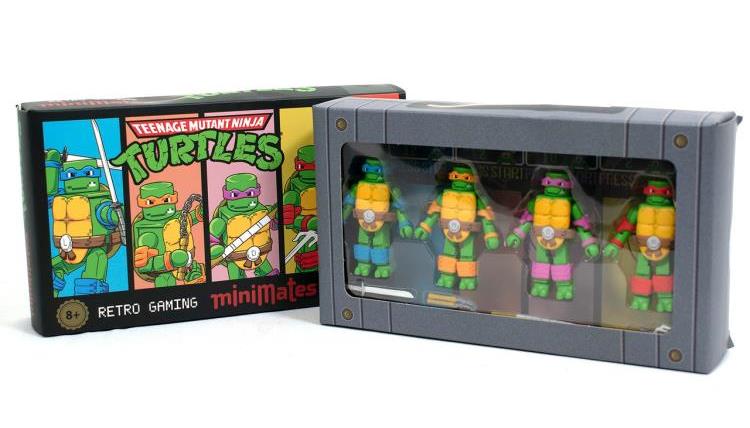 TMNT  - SDCC 2024 Exclusive Retro Game Minimates Box Set