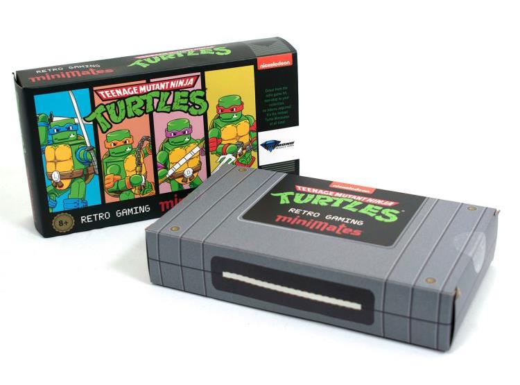 TMNT  - SDCC 2024 Exclusive Retro Game Minimates Box Set