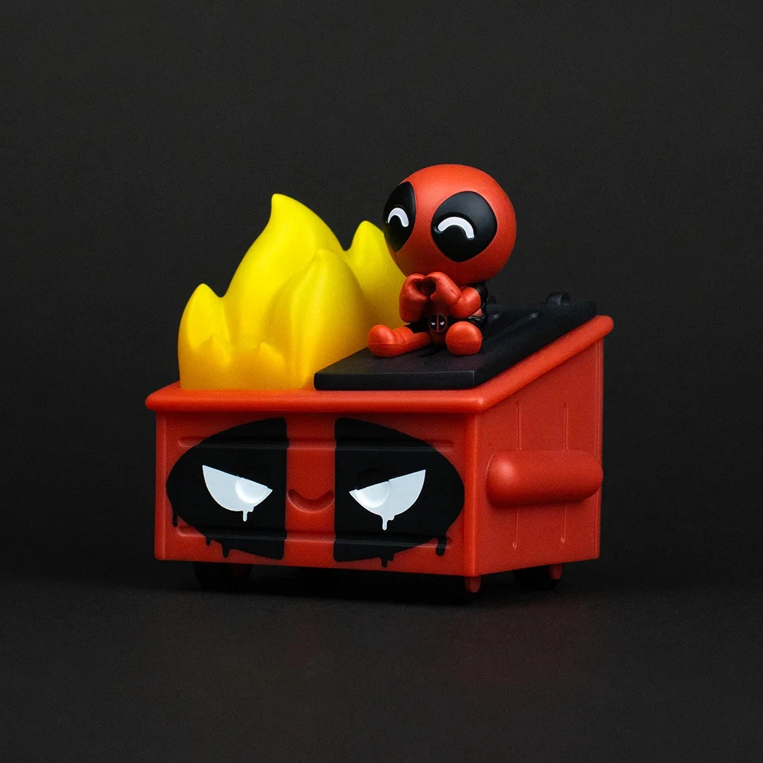 Deadpool 3.5" Dumpster Fire (Art Toy - Figura de vinilo)