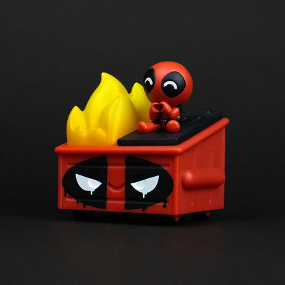 Deadpool 3.5" Dumpster Fire (Art Toy - Figura de vinilo)
