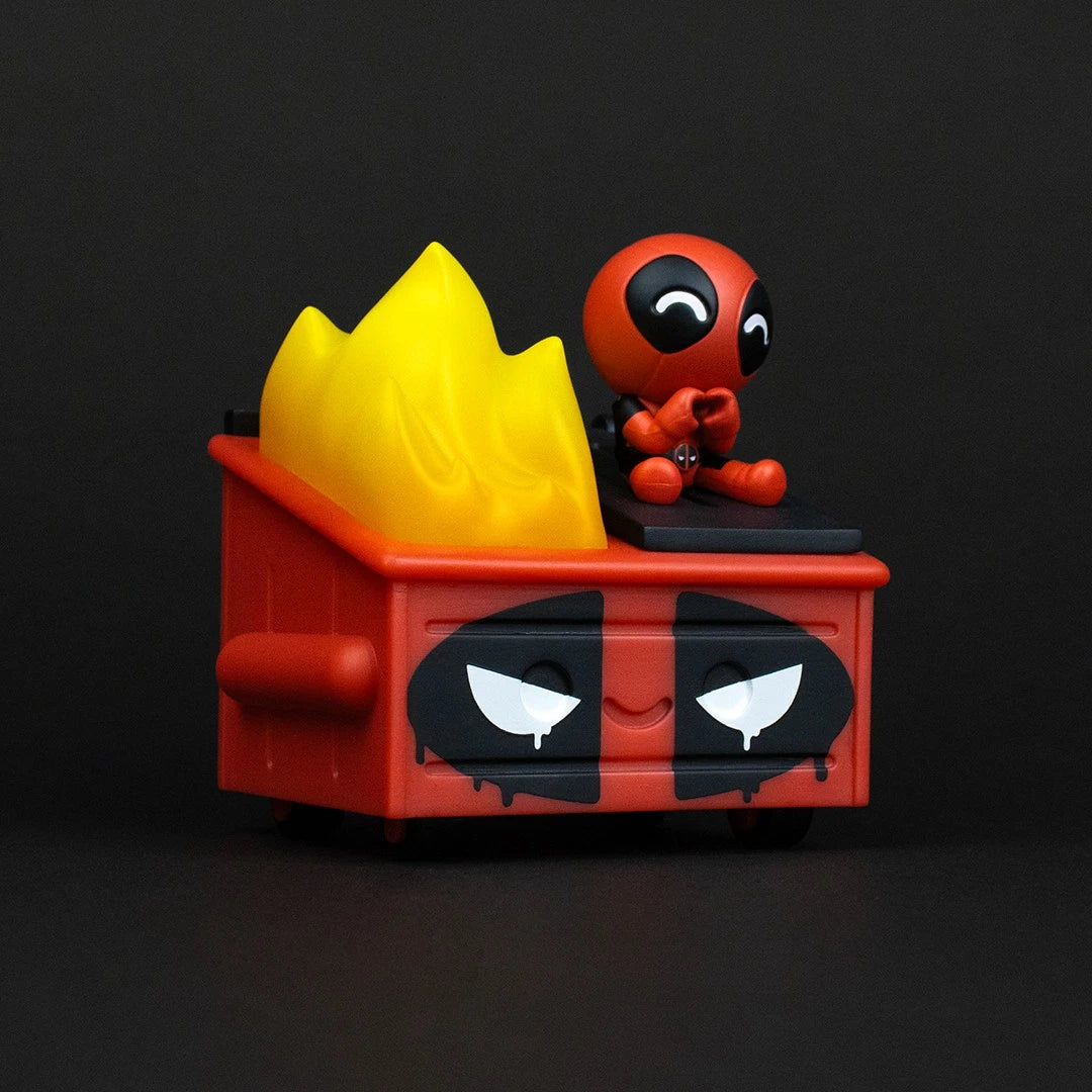 Deadpool 3.5" Dumpster Fire (Art Toy - Figura de vinilo)