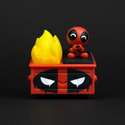 Deadpool 3.5" Dumpster Fire (Art Toy - Figura de vinilo)