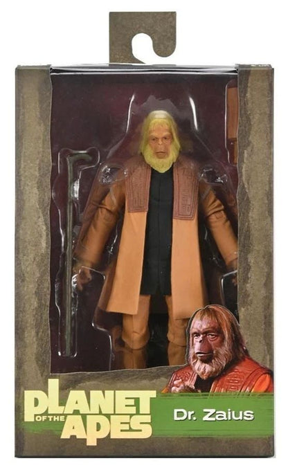 NECA - Planet of the Apes - Figura a escala de 7 pulgadas Legacy Series wave x 4 - Dr. Zaius, General Ursus, Gorilla soldier, and Zira