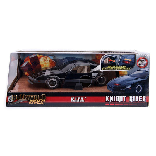 JADA TOYS - Knight Rider: K.I.T.T Die Cast Vehicle with Lights (Auto a escala 1:24)