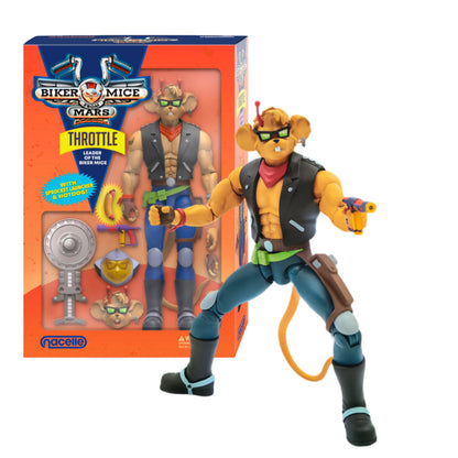 NACELLE - Biker Mice from Mars: Throttle + Vinnie + Modo (Figuras de 7" - Set de 3)