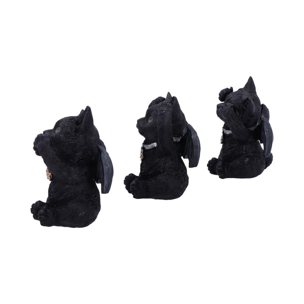 Nemesis Now - NN Core: Gatos - Adorno de 9cm - Three Wise Vampuss (gatos vampiros)