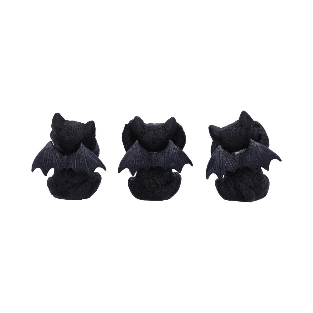 Nemesis Now - NN Core: Gatos - Adorno de 9cm - Three Wise Vampuss (gatos vampiros)