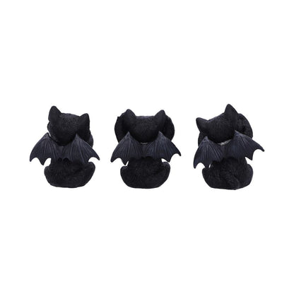 Nemesis Now - NN Core: Gatos - Adorno de 9cm - Three Wise Vampuss (gatos vampiros)