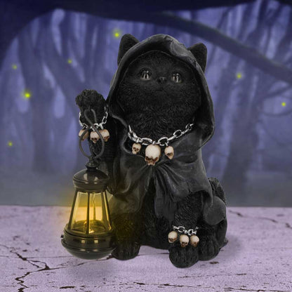Nemesis Now - NN Core: Gatos - Adorno de 18.5cm - Reapers Feline Lantern