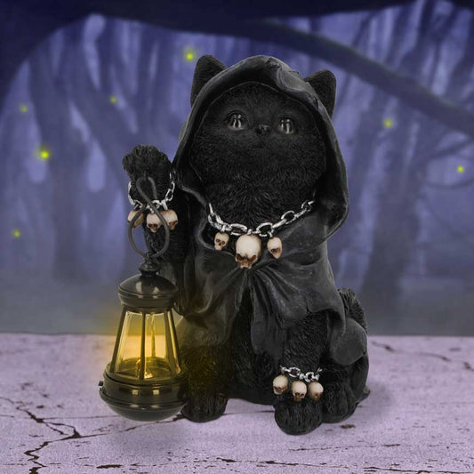 Nemesis Now - NN Core: Gatos - Adorno de 18.5cm - Reapers Feline Lantern
