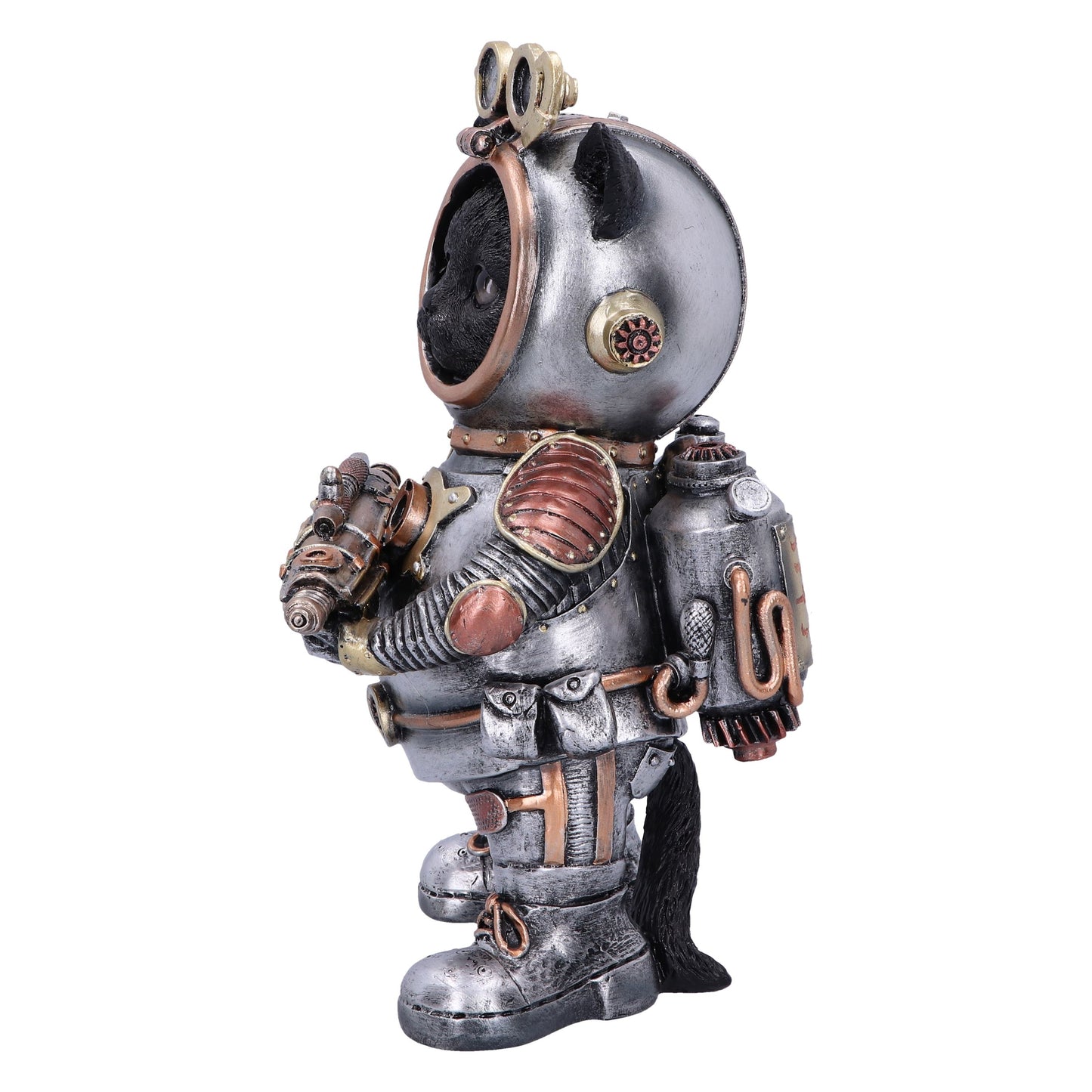 Nemesis Now - NN Core: Steampunk - Adorno de 23cm - Cat-tack
