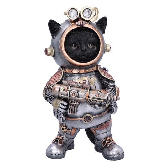 Nemesis Now - NN Core: Steampunk - Adorno de 23cm - Cat-tack