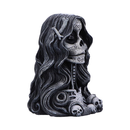 Nemesis Now - NN Core: Skulls - Adorno quemador de incienso de 16cm - Calavera's Offering Backflow Incense Burner