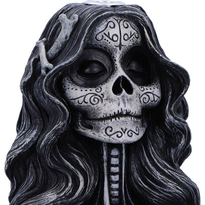 Nemesis Now - NN Core: Skulls - Adorno quemador de incienso de 16cm - Calavera's Offering Backflow Incense Burner